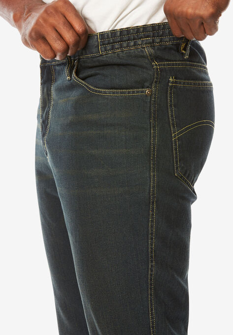 Liberty Blues™ Athletic Fit Side Elastic 5-Pocket Jeans, , alternate image number null