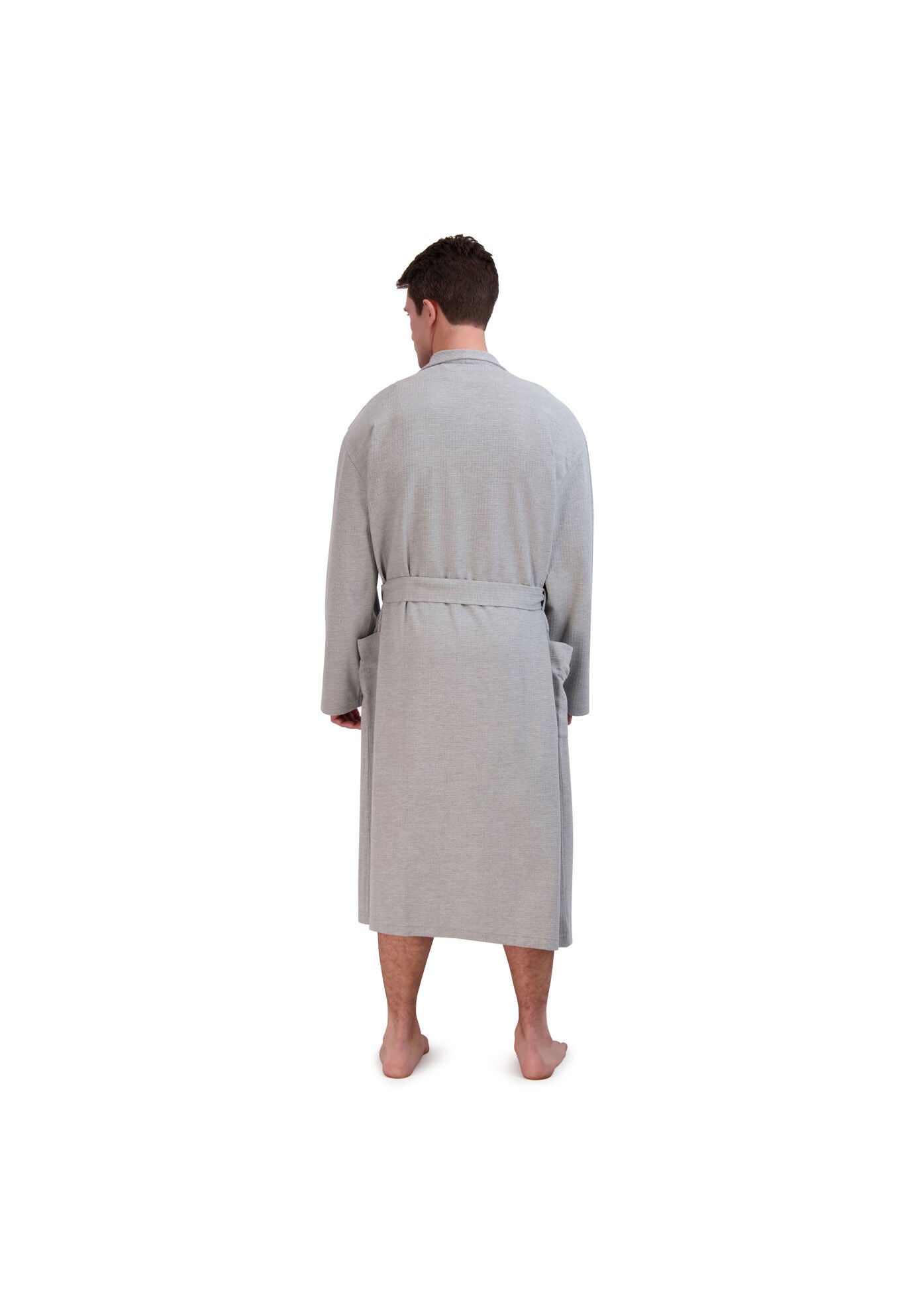 Hanes Men&#39;s Tall Waffle Knit Robe, , on-hover image number 1