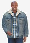 Sherpa Trucker Jacket, MUSTARD WASH, hi-res image number null