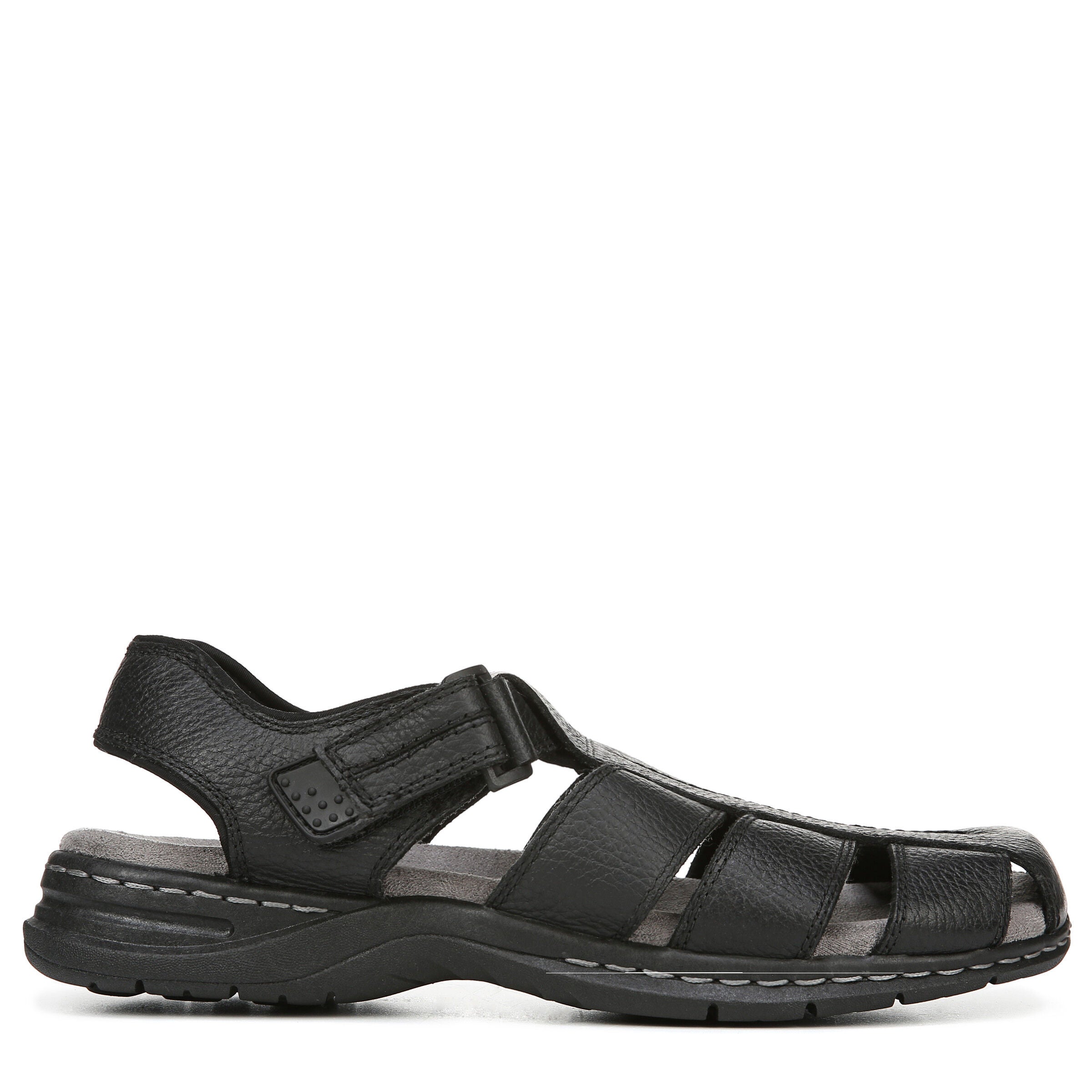 Gaston Fisherman Sandal, BLACK, alternate image number 3