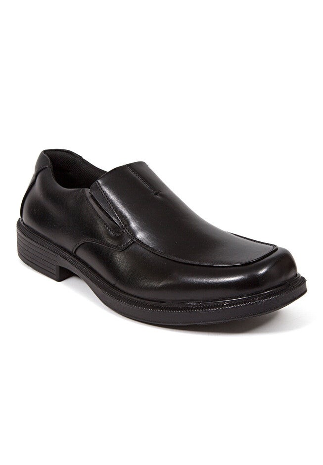 Deer Stags Men'S Coney Dress Comfort Slip-On Loafer, BLACK, hi-res image number null