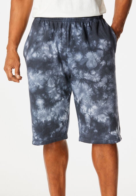 Fleece Extra Long Short, NAVY MARBLE, hi-res image number null