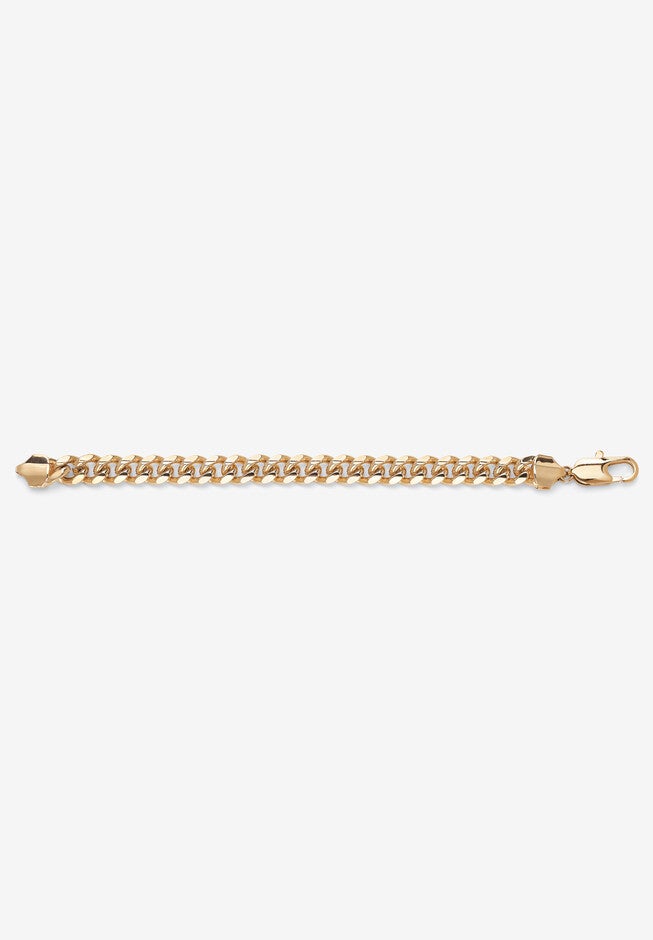Men'S Goldtone Curb Link Bracelet (10.5Mm), 9 Inches, , alternate image number null