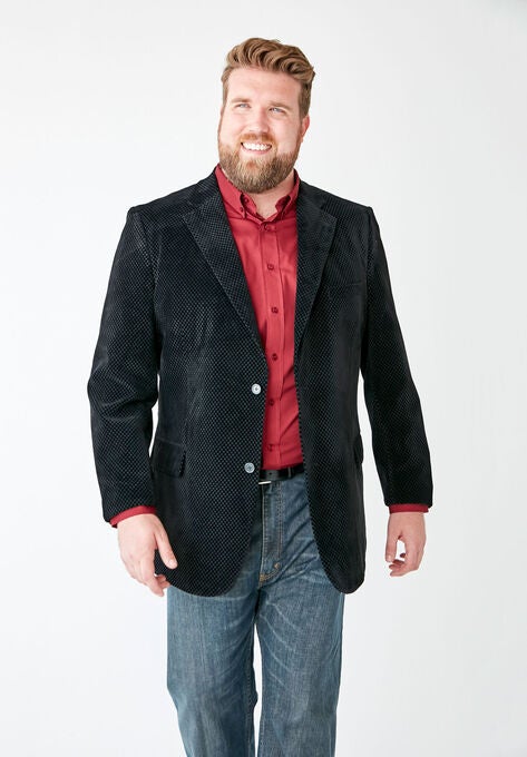 KS Signature Velvet Blazer, , alternate image number null