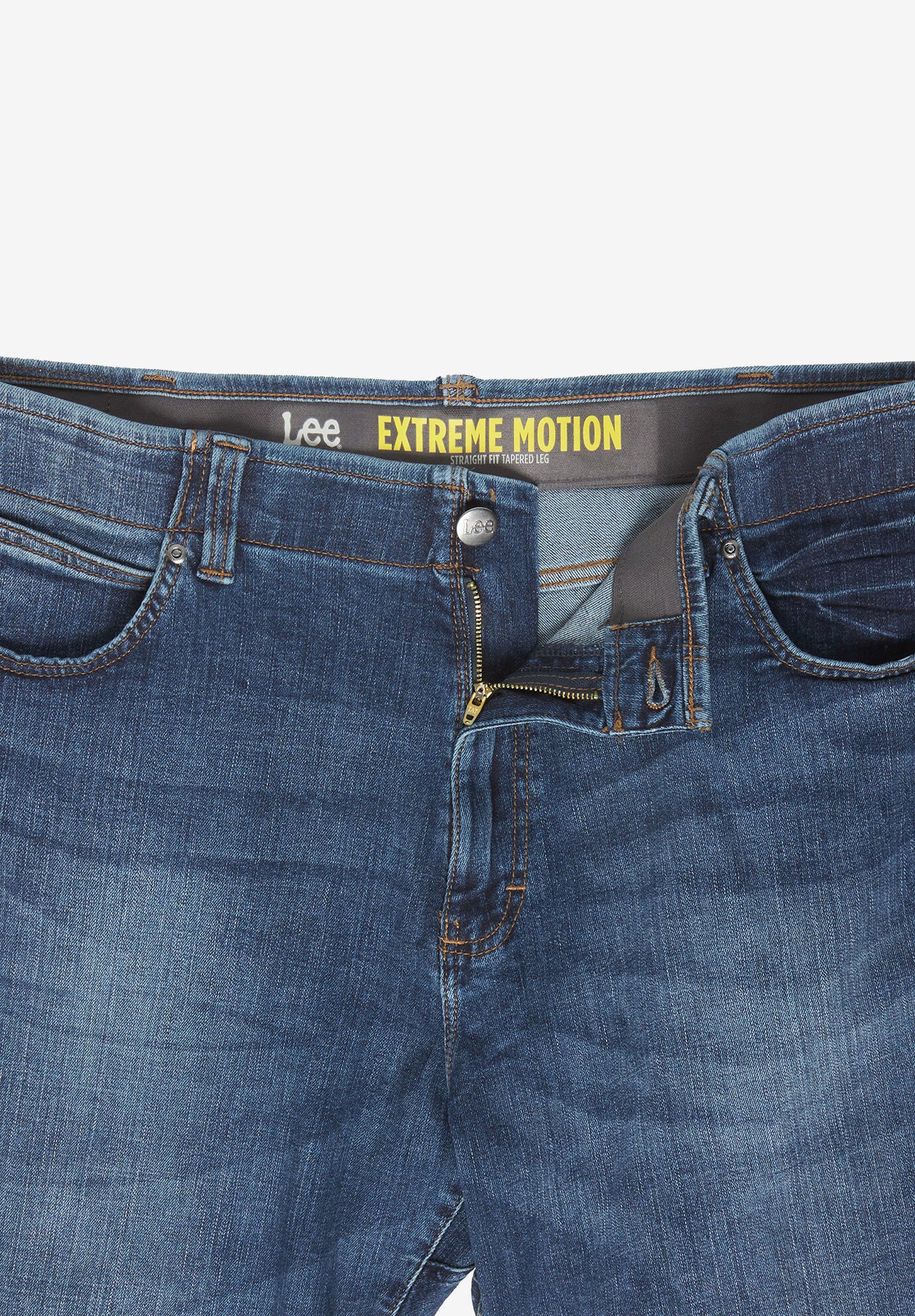 Lee Extreme Motion Straight Tapered Fit Jeans Jeans, , alternate image number 3