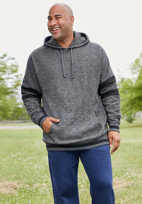 KingSize Coaches Collection Colorblocked Pullover Hoodie, , alternate image number null
