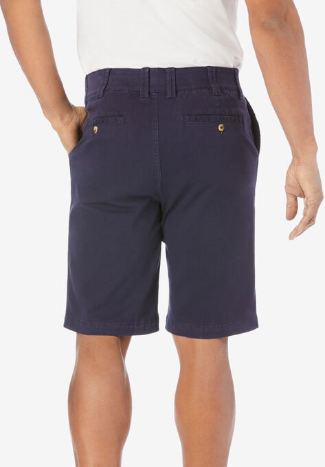 10" Flex Full-Elastic Waist Chino Shorts, , on-hover image number null