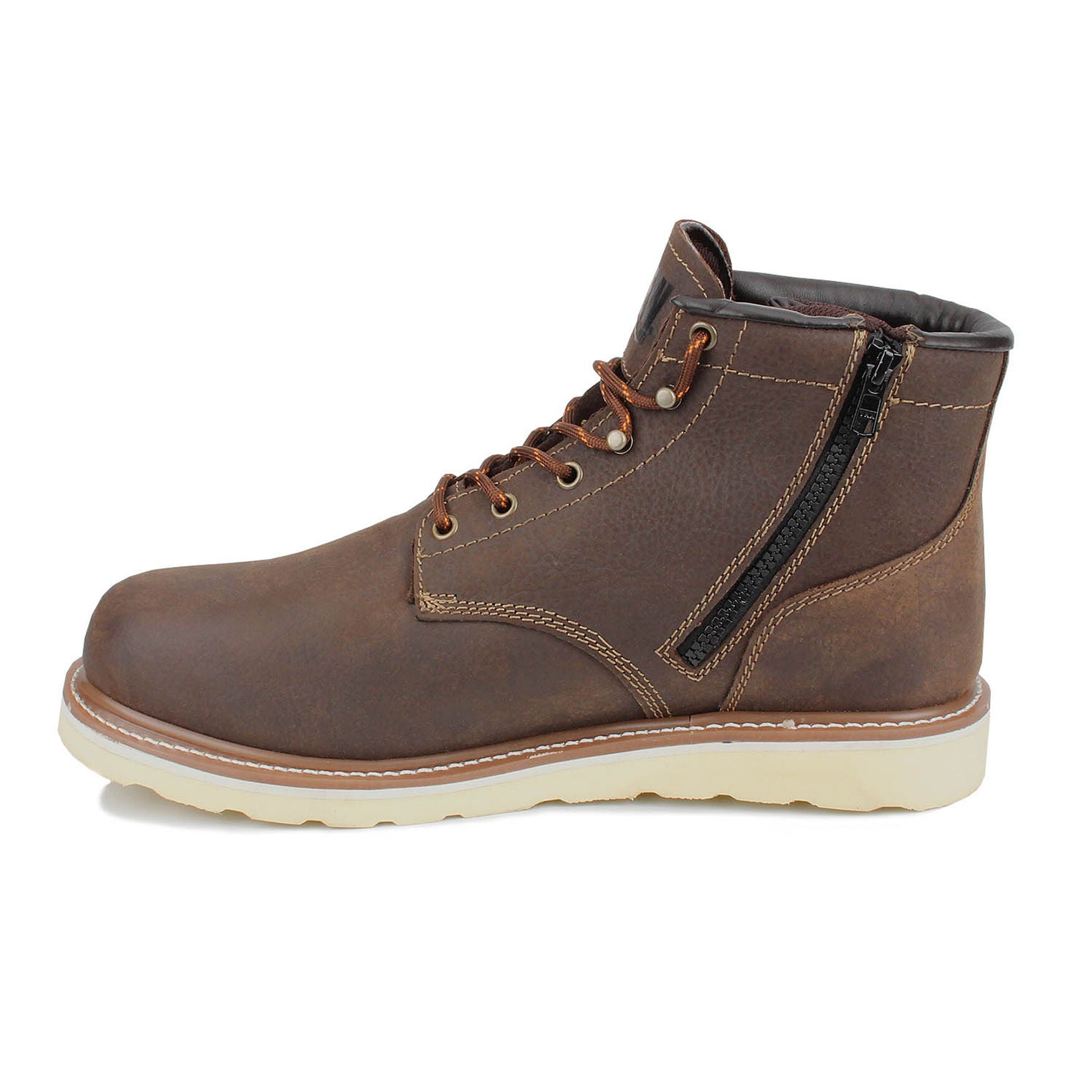 Burbank Waterproof Work Boot, CHOCOLATE BROWN, alternate image number 3