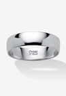 Sterling Silver Wedding Band Ring, WHITE, hi-res image number null