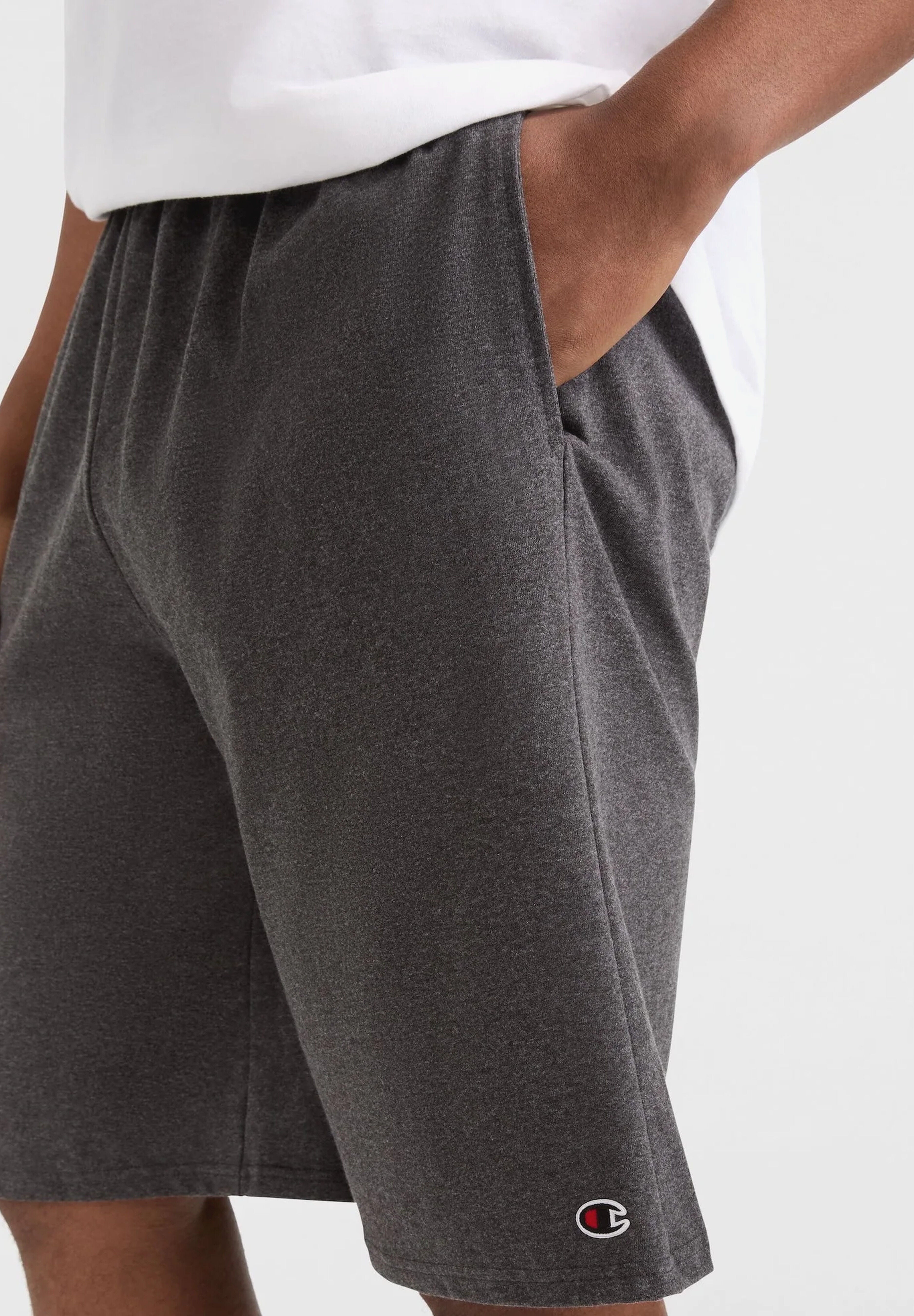 Champion&reg; 9 inches Lightweight Lounge Shorts, GRANITE HEATHER, alternate image number 2