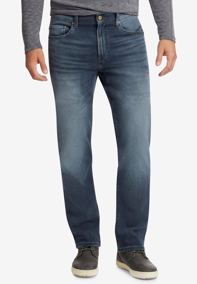Flag & Anthem® Clutch Knit Stretch Denim Jeans, MENDOCINO, hi-res image number null