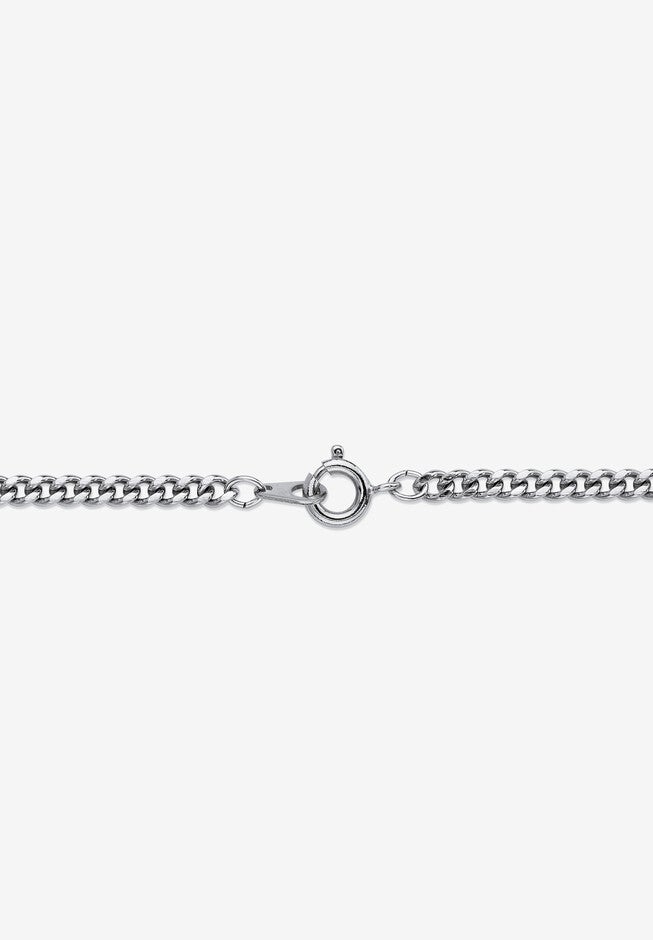 Men'S Sterling Silver Cross Cross Pendant (29Mm) With 24 Inch Chain, , on-hover image number null