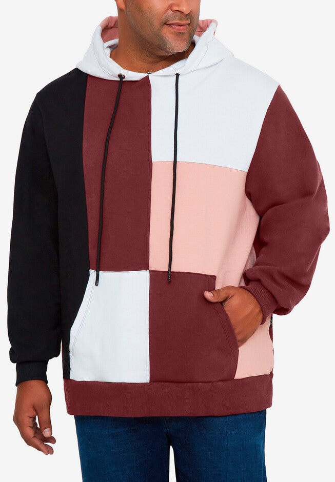 MVP Colorblock Sweatshirt, BURGUNDY, hi-res image number 0