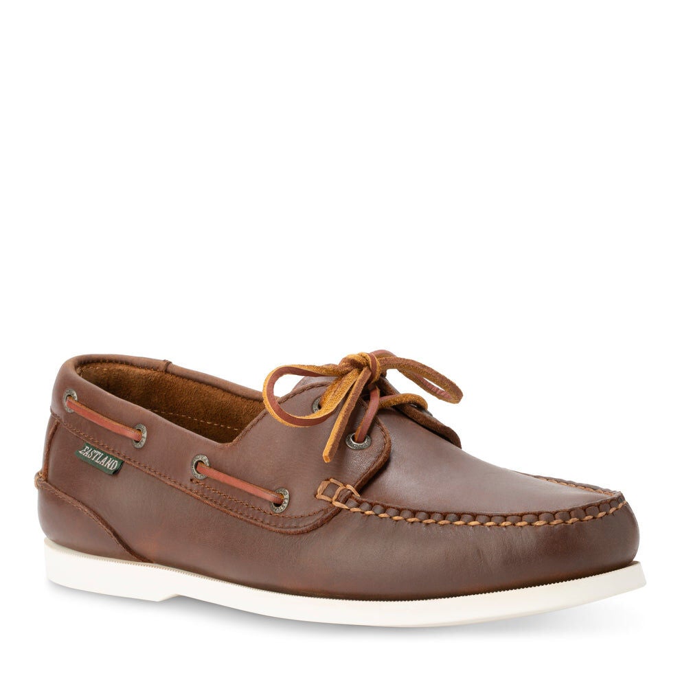 Sea Dog Leather Boat Shoe, BROWN, hi-res image number 0