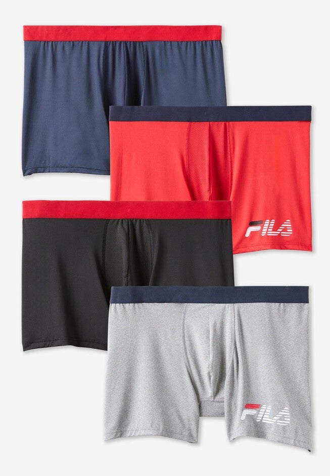 4-Pack Mesh Pouch Boxer Briefs | OneStopPlus