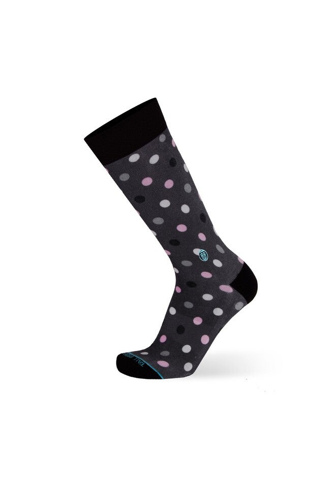 The Pink Danny (Pink Polka Dots) Socks, PINK, hi-res image number 0