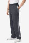 Striped Lightweight Sweatpants, CARBON, hi-res image number 0