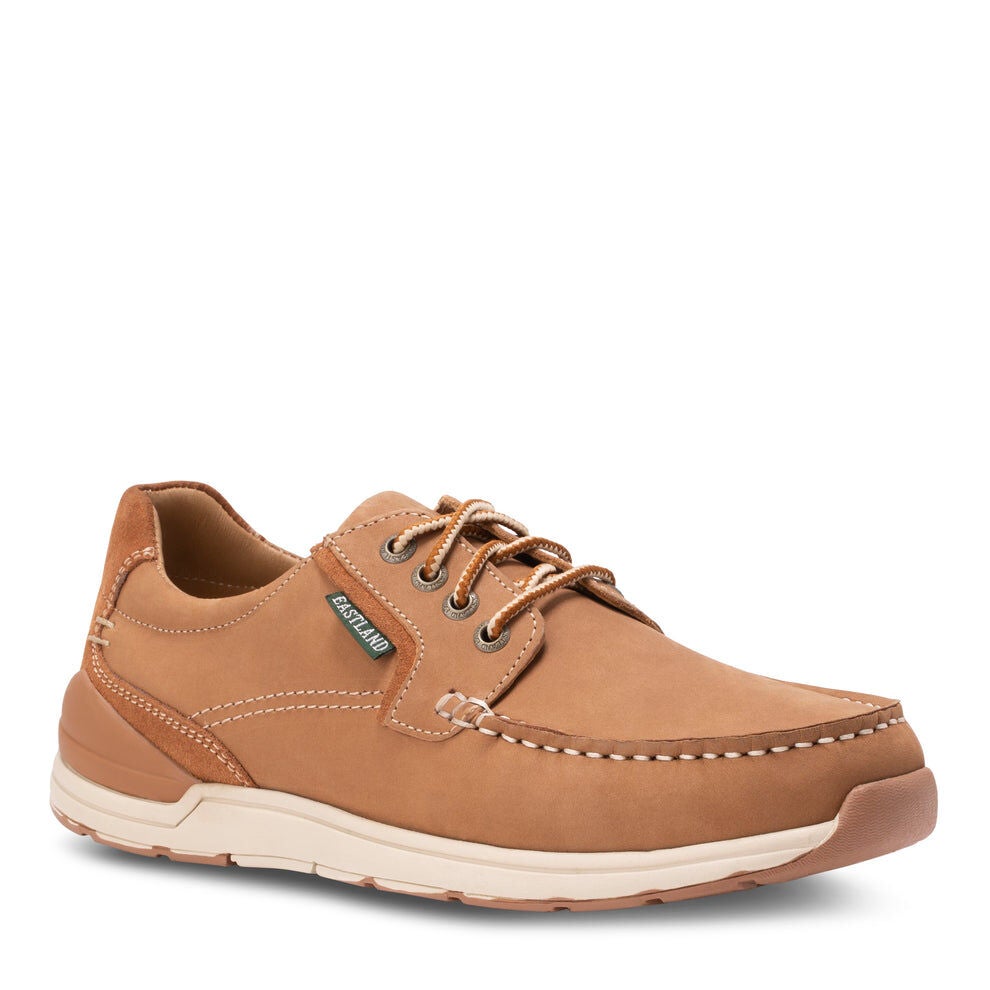 Trent Leather Moc Toe Oxford, TAN, hi-res image number 0