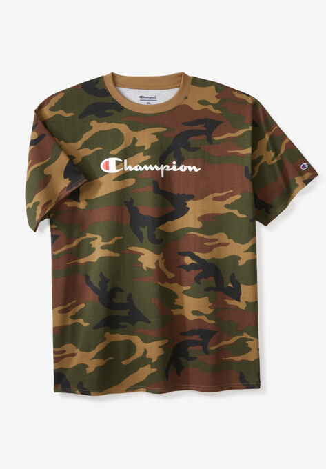 Script Logo Tee by Champion®, CAMO, hi-res image number null