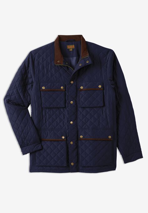Boulder Creek® Quilted Jacket, NAVY, hi-res image number null