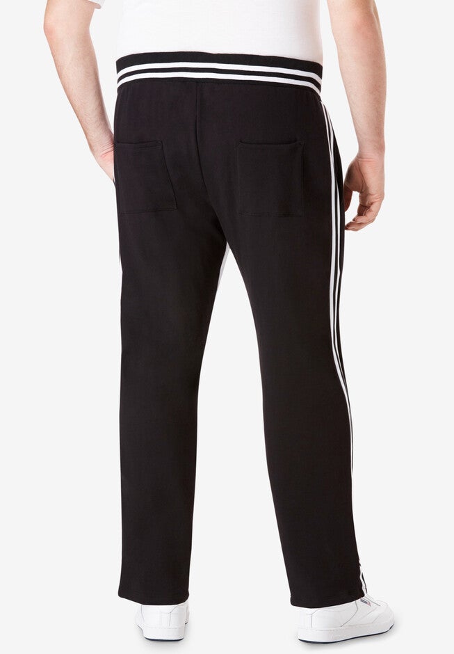 MVP Collections® French Terry Striped Track Pants, , on-hover image number null