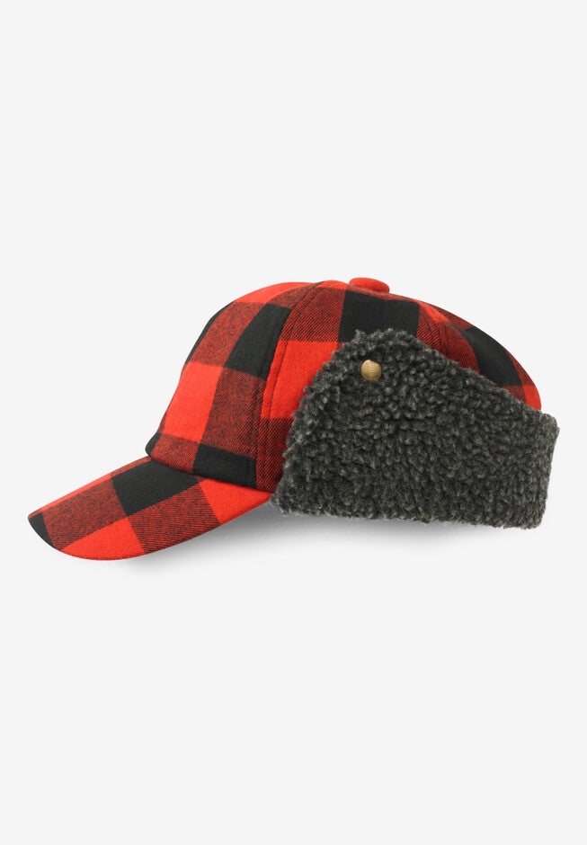 Fur Trim Baseball Cap, , alternate image number null