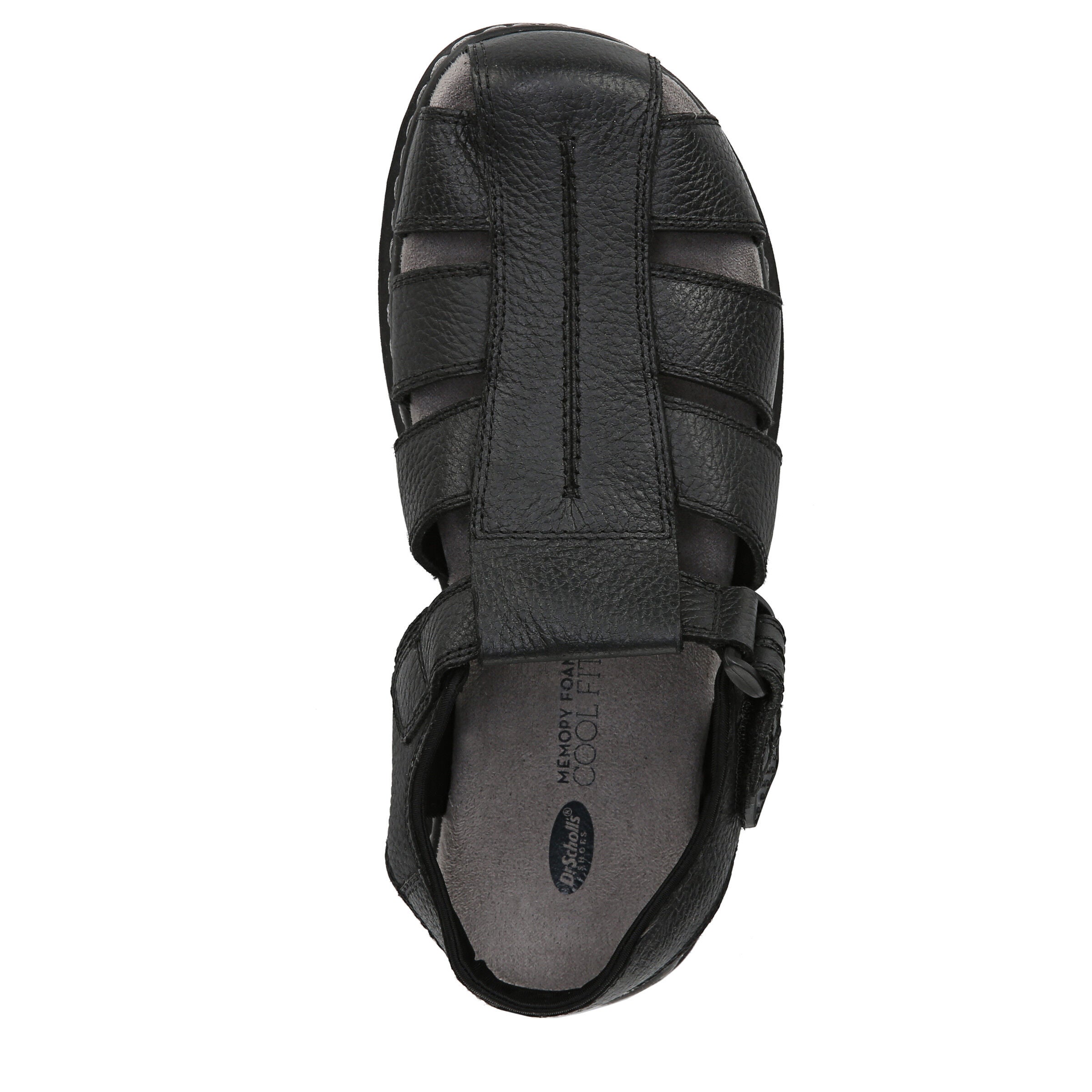Gaston Fisherman Sandal, BLACK, alternate image number 6