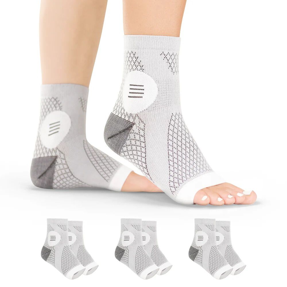 Neuropathy Socks &ndash; 3 Pack, GRAY, hi-res image number 0