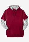 Thermal Lined Hangdown Hoodie by Boulder Creek®, RICH BURGUNDY, hi-res image number null