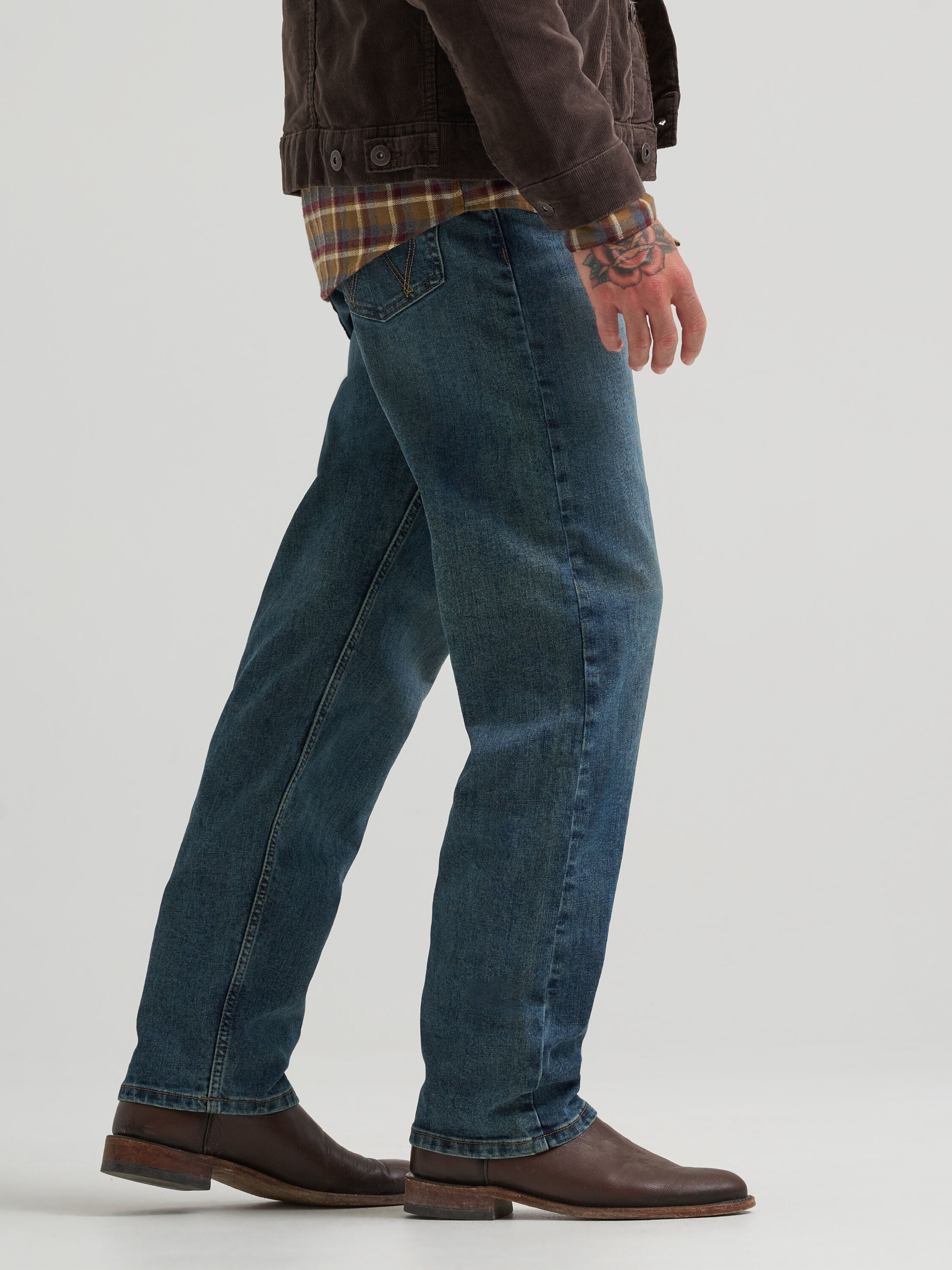 Wrangler Red Kabel Relaxed Fit Jean, MARINE, alternate image number 2