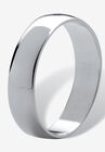 Sterling Silver Wedding Band Ring, , on-hover image number null