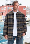 Flannel Full Zip Snap Closure Renegade Shirt Jacket by Boulder Creek, , alternate image number null