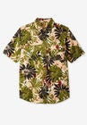 Boulder Creek® Short Sleeve Denim & Twill Shirt, CAMO FLORAL, hi-res image number null