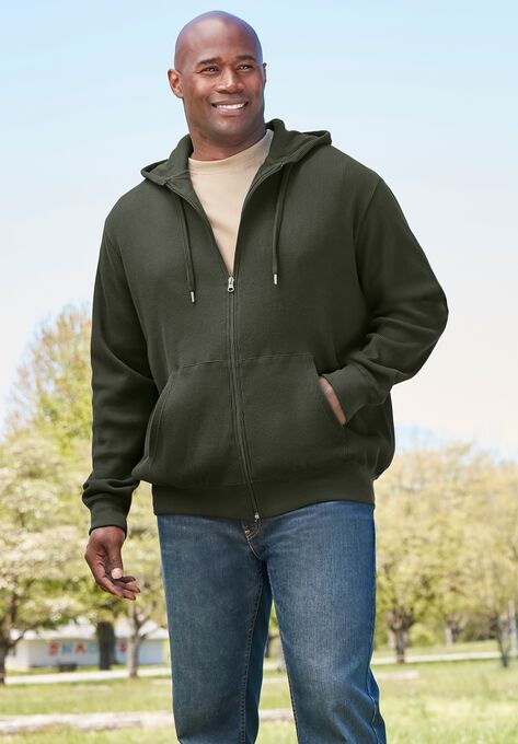 Boulder Creek™ Thermal Waffle Zip Hoodie, , alternate image number null