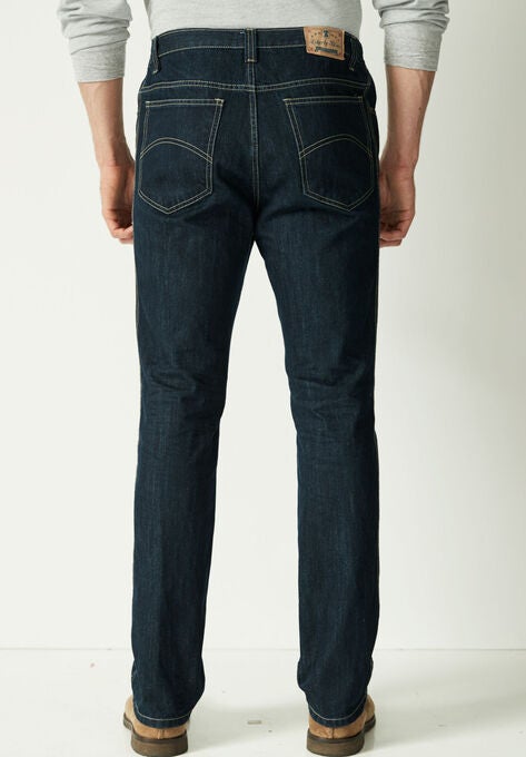 Liberty Blues™ Athletic Fit Side Elastic 5-Pocket Jeans, , on-hover image number null