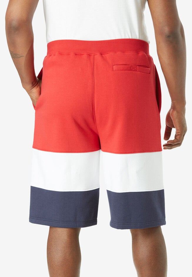 Colorblock Fleece Shorts, , on-hover image number null
