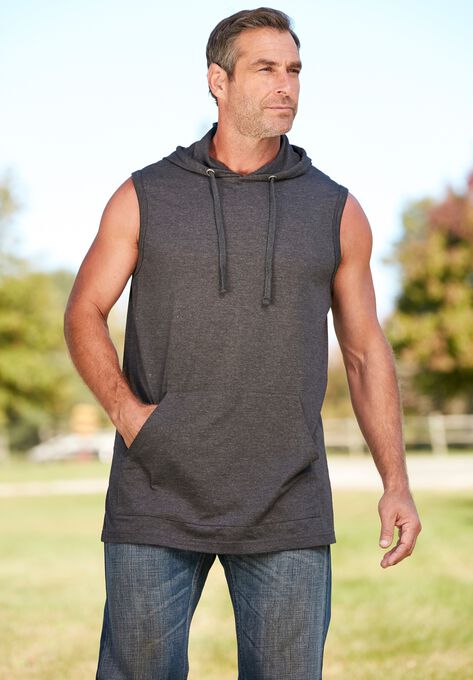 Lightweight Muscle Hoodie Tee, , alternate image number null