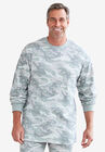 Heavyweight Thermal Underwear Crewneck Tee, GREY CAMO, hi-res image number null