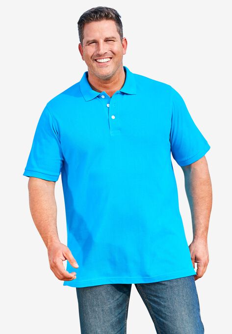 Shrink-Less™ Piqué Polo Shirt, , alternate image number null