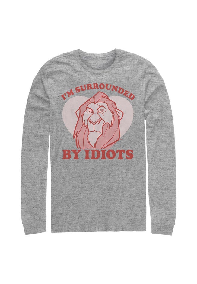 Surrounded Valentine Tops & Tees, ATHLETIC HEATHER, hi-res image number 0