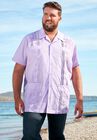 KS Island™ Short-Sleeve Guayabera Shirt, , alternate image number null