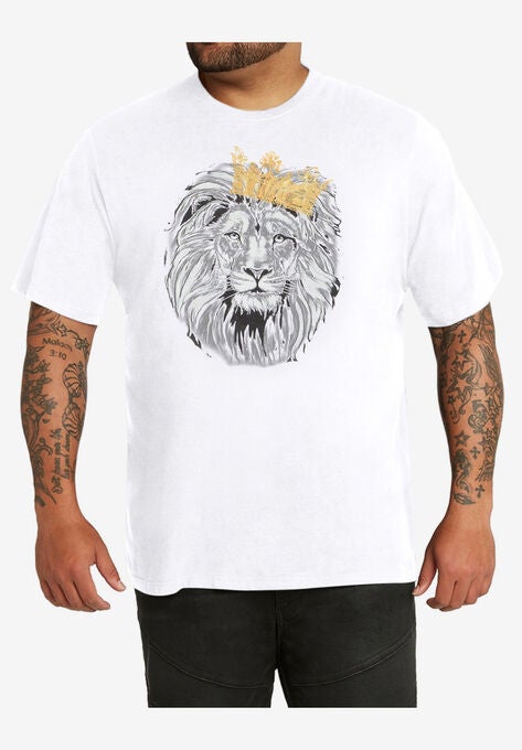 MVP Logo Lion King Tee, CRYSTAL WHITE, hi-res image number null