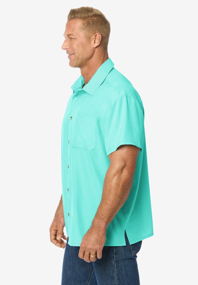 Short Sleeve Performance Shirt, TIDAL GREEN, alternate image number null