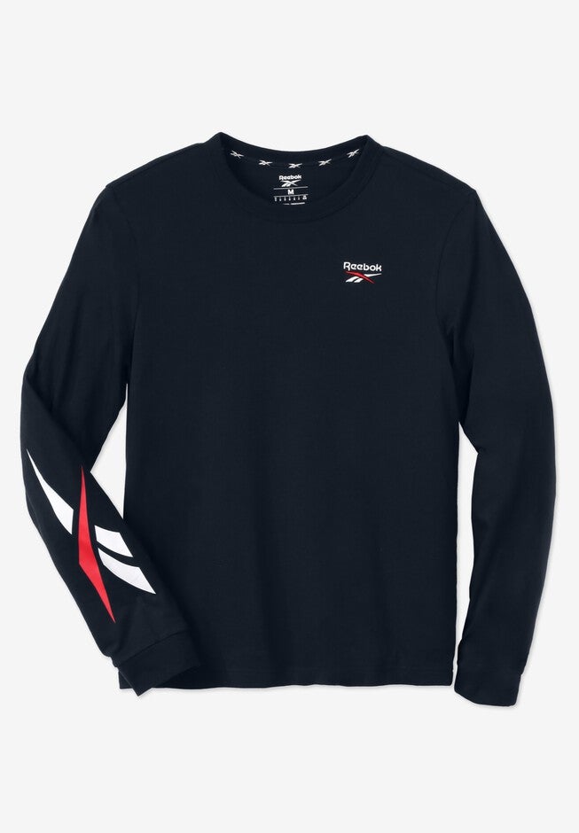 Cross Check Long Sleeve Tee, BLACK, hi-res image number null