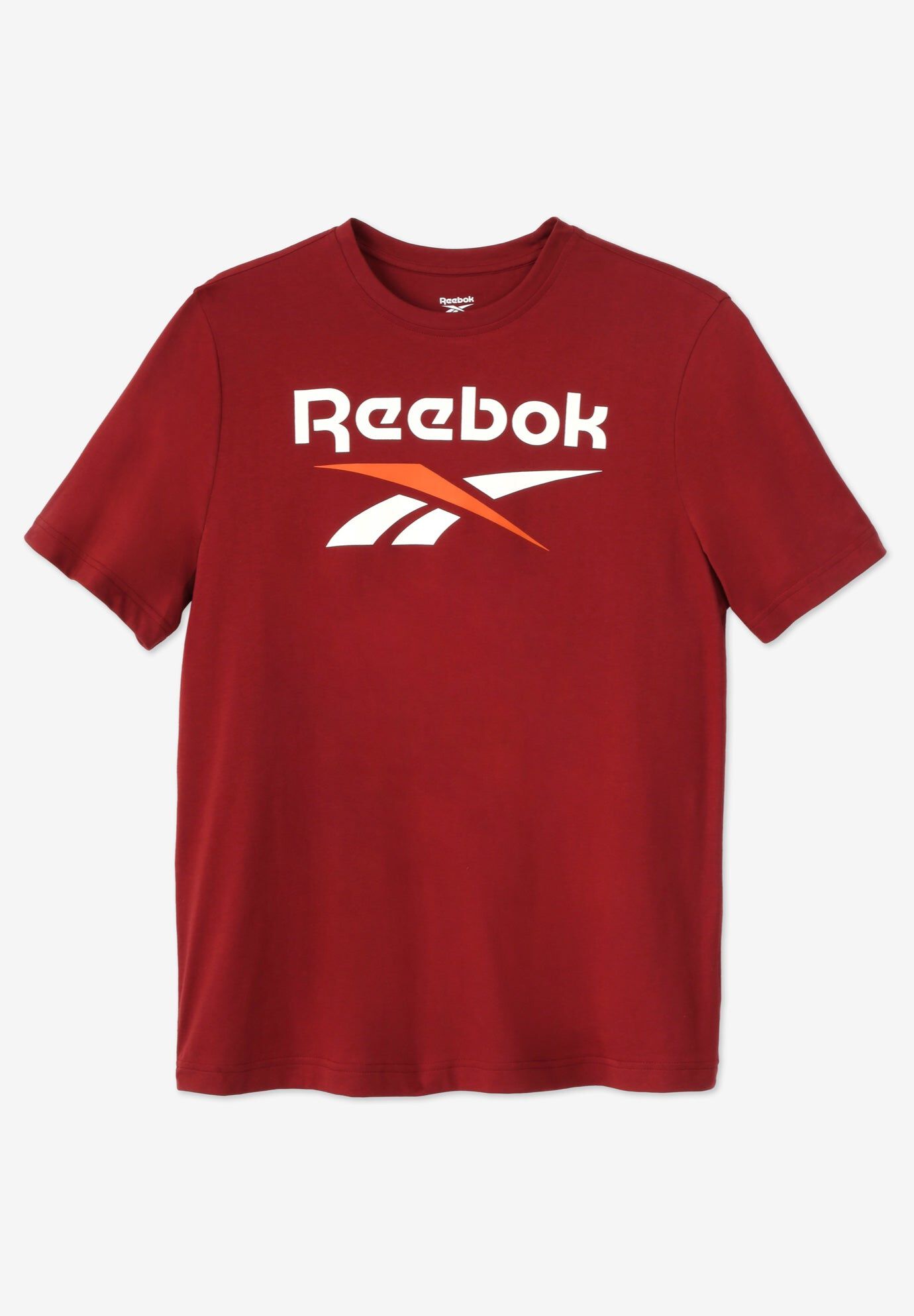 Identity Big Logo Tee, MAROON, hi-res image number 0