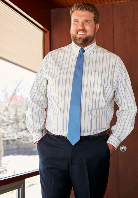 KS Signature Extra Long Classic Textured Tie, , alternate image number null