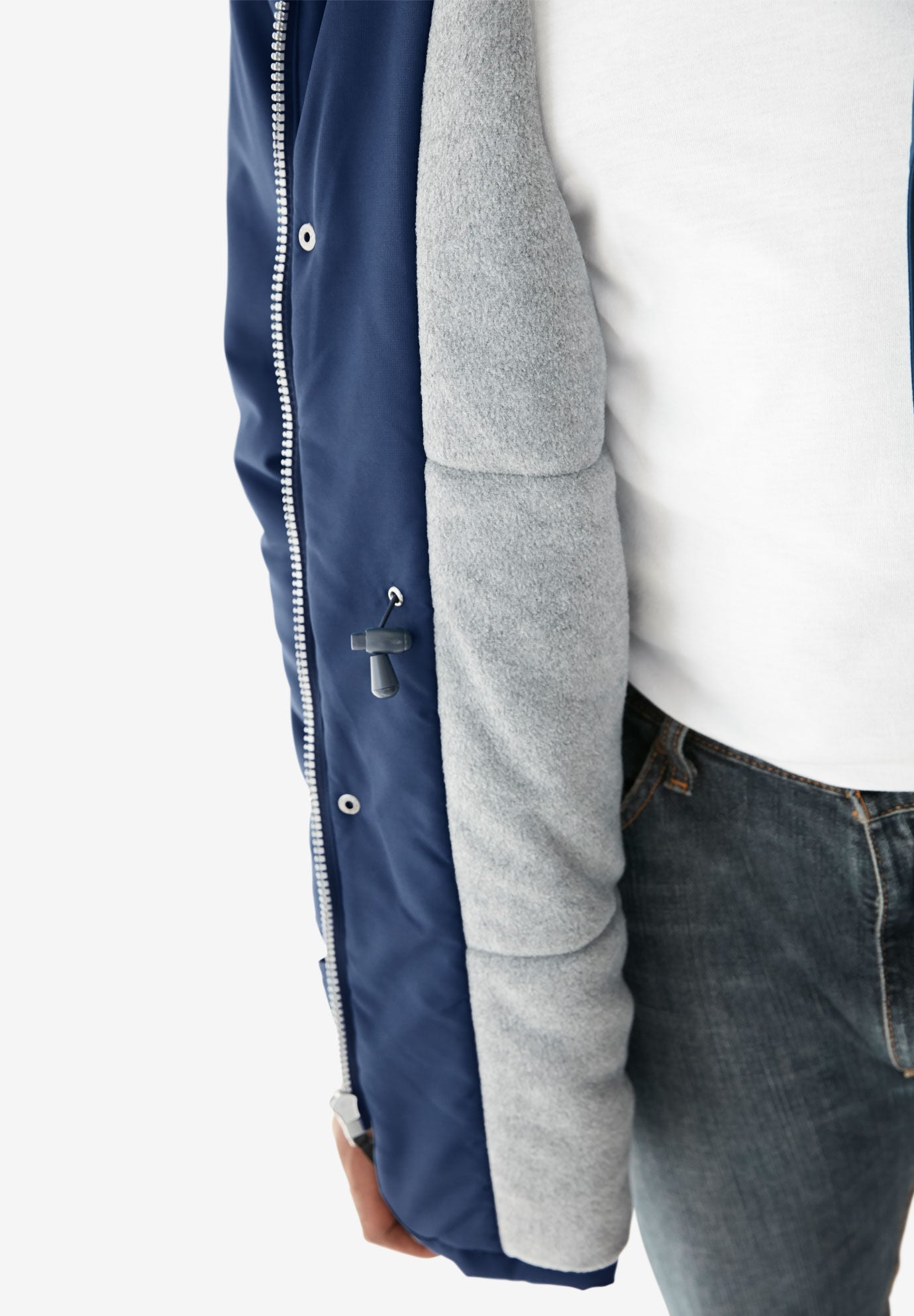 Fleece-Lined Parka with Detachable Hood and 6 Pockets, , alternate image number 6