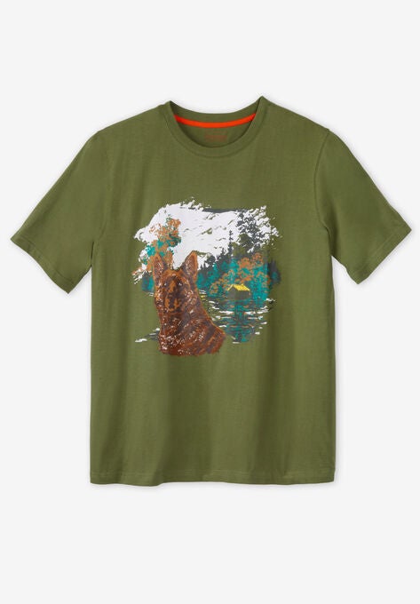 Boulder Creek® Nature Graphic Tee, OUTDOOR DOG, hi-res image number null