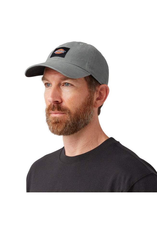 Dickies Washed Adjustable Canvas Cap, GREY, hi-res image number 0