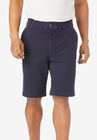 10" Flex Full-Elastic Waist Chino Shorts, NAVY, hi-res image number null